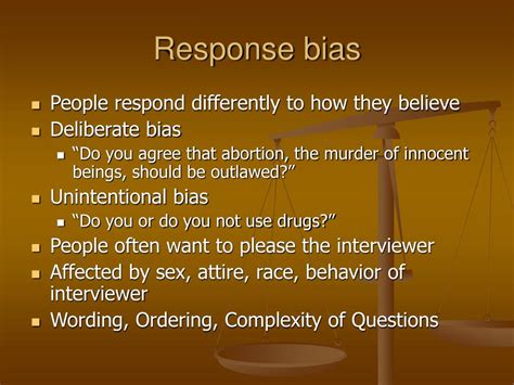 response bias definition